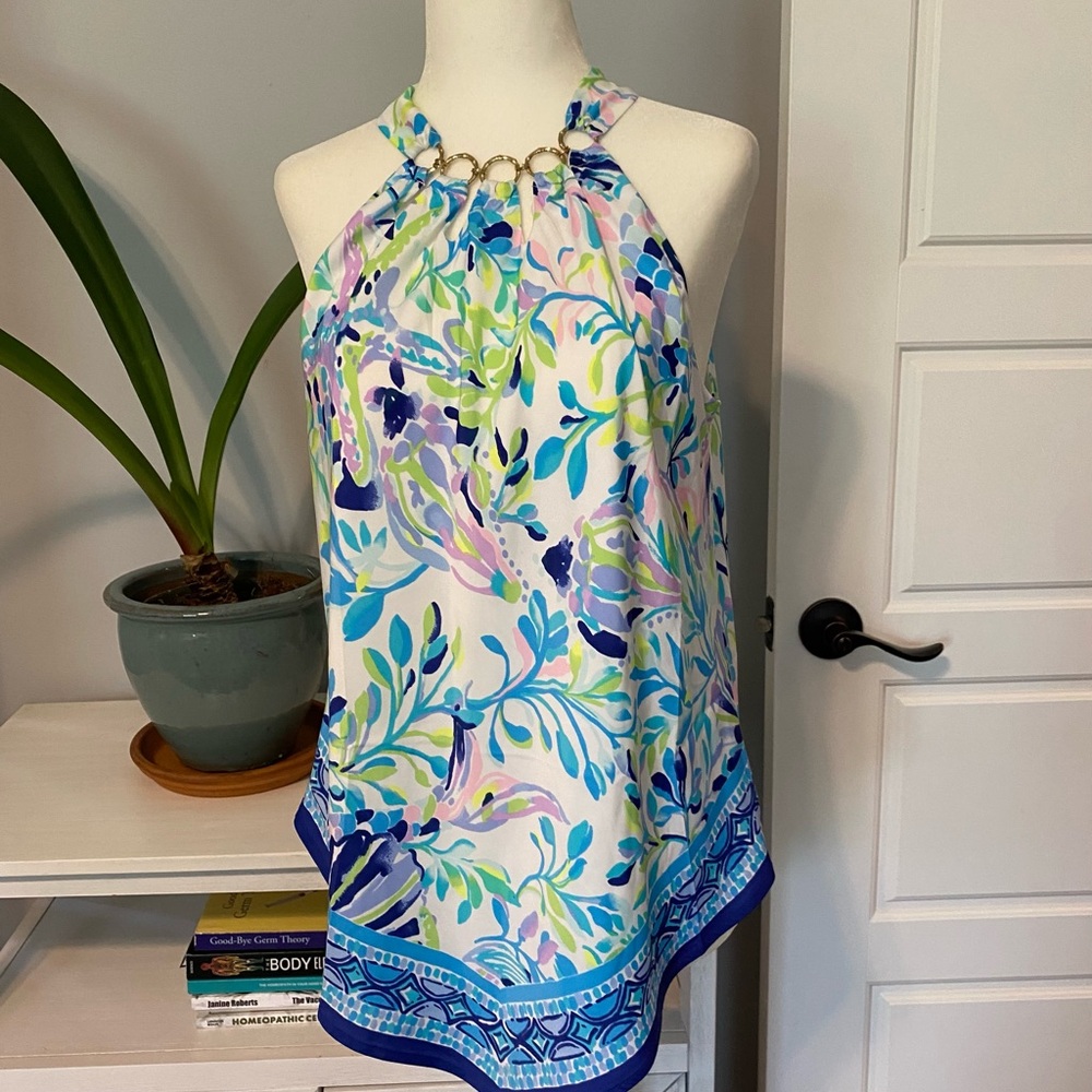 Lilly Pulitzer Halter Neck Top - Size S
